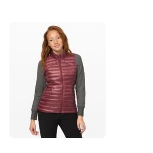 Lululemon Women's Burgundy Puffer Vest